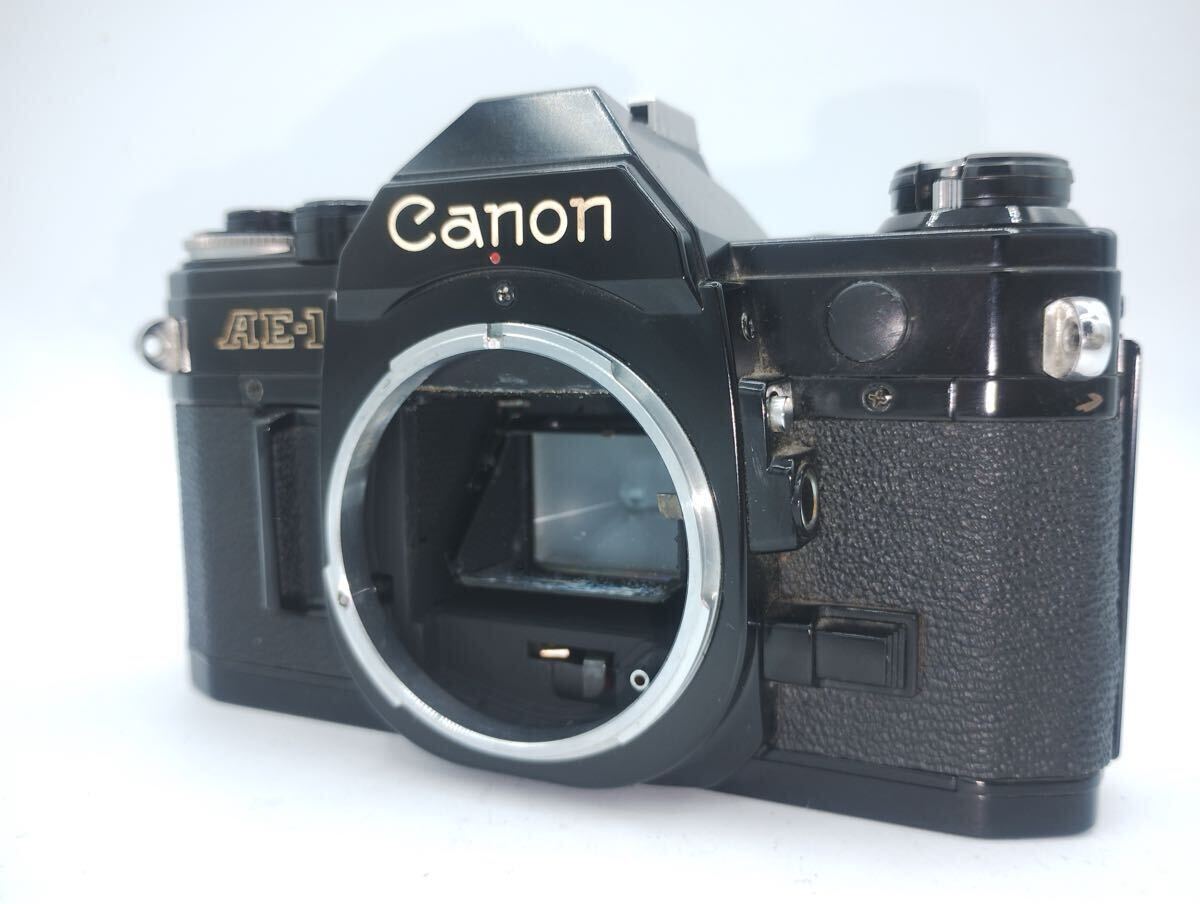 【完動品】Canon AE-1 動作良好 フィルムカメラ ブラック ボディ 一眼レフ