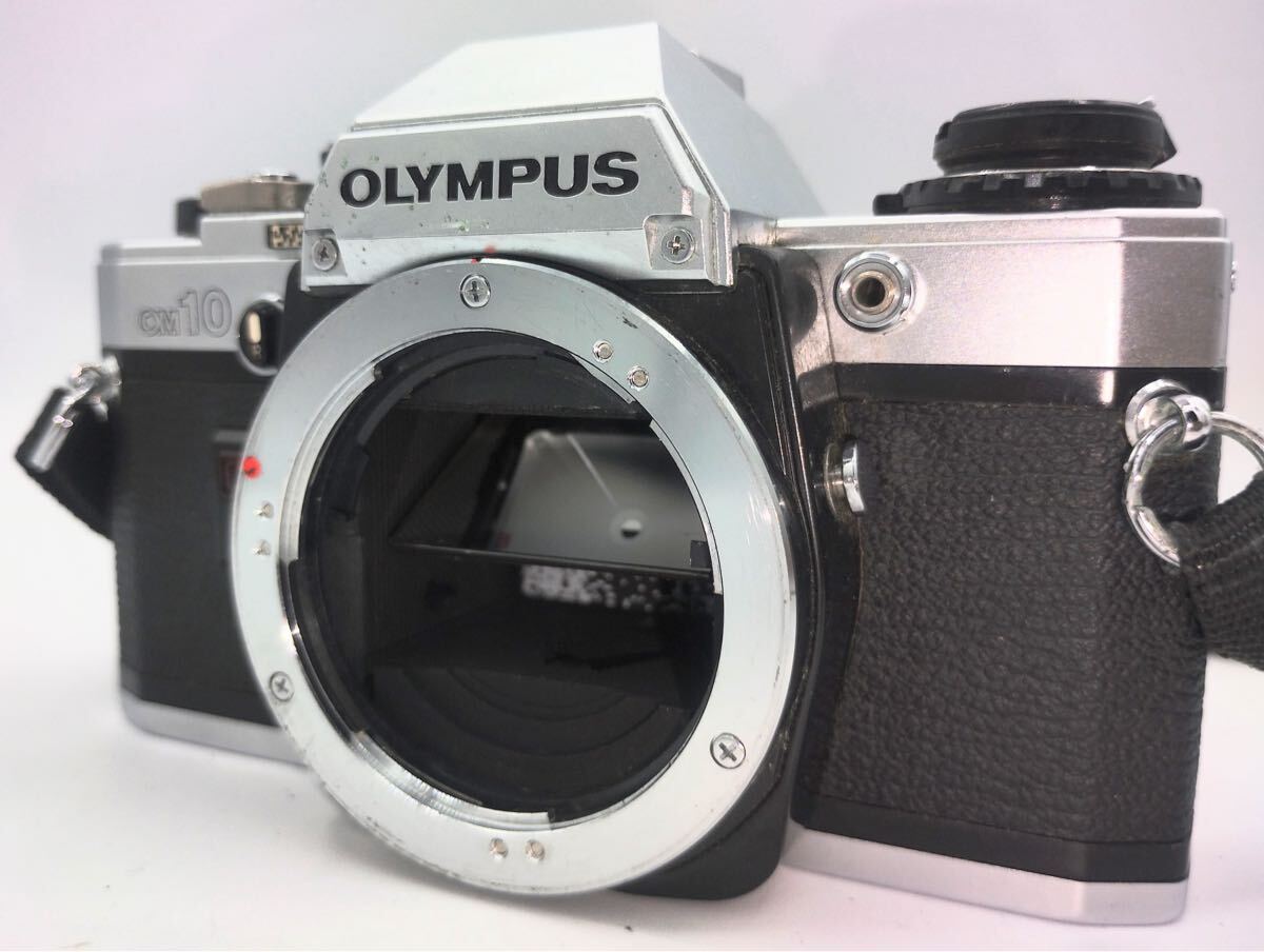 【完動品】OLYMPUS OM-10 シルバー フィルムカメラ 実用品 ボディ 一眼レフ