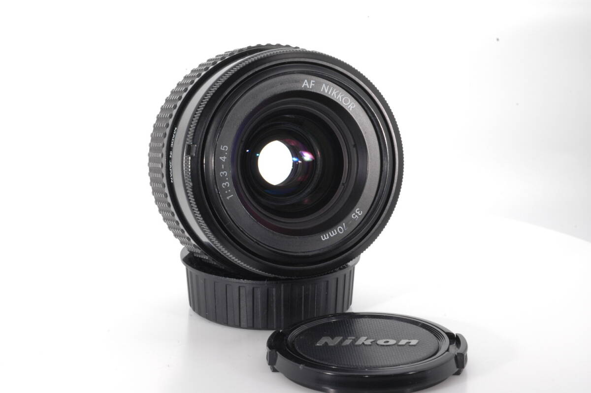 上美品☆初期保証付☆ Nikon AF Nikkor 35-70mm f/3.3-4.5 ズームレンズ Fマウント 清潔感溢れる綺麗な外観 光学クリア 完動品☆