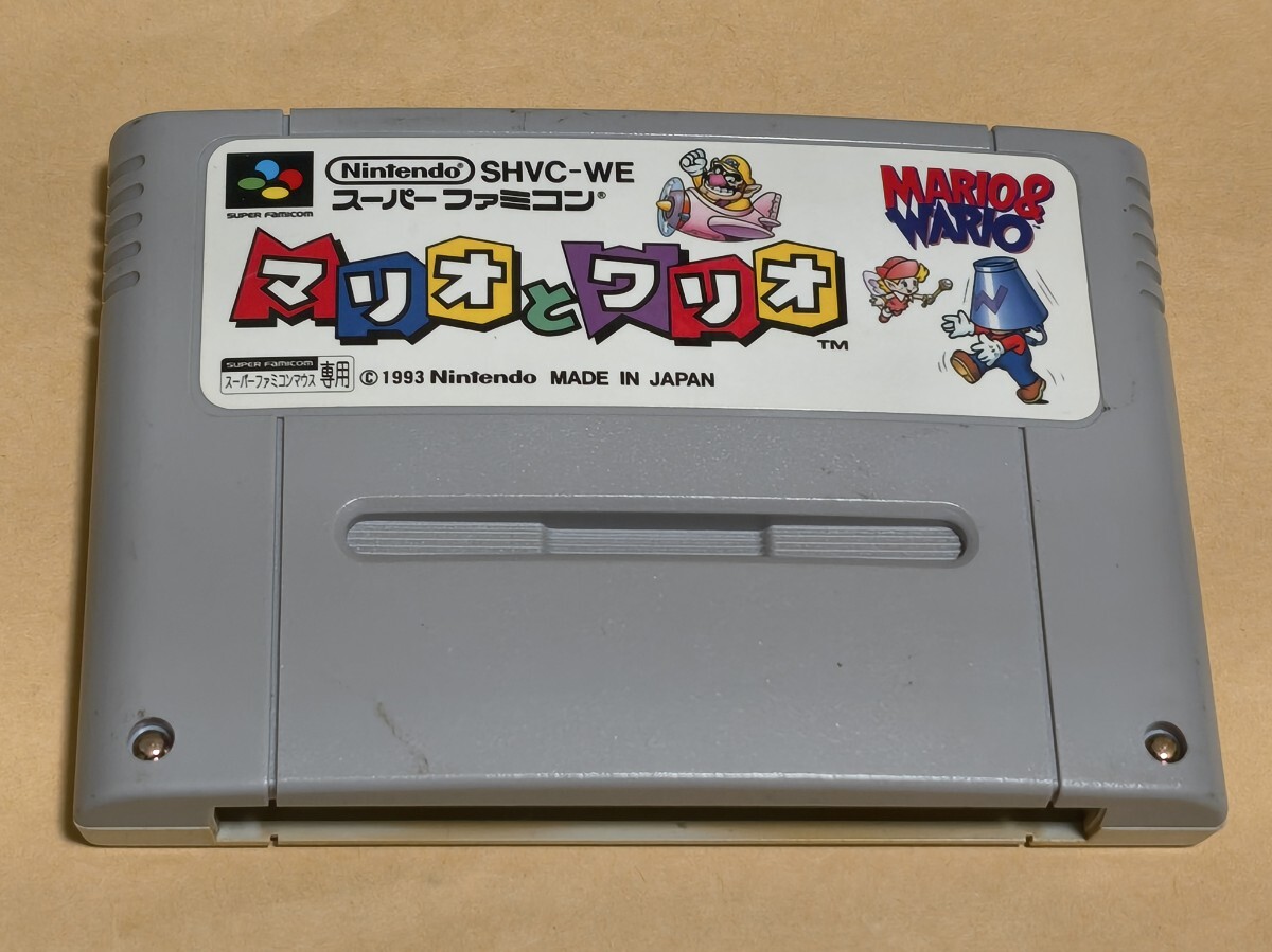 【SFC】マリオとワリオ　ソフトのみ 