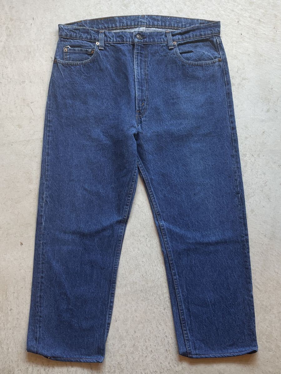 【USA製】80s Levis 505 デニムパンツ ジーンズ メンズ W40 インディゴ 濃紺 ストレート VINTAGE リーバイス アメリカ製 コットン 正規品