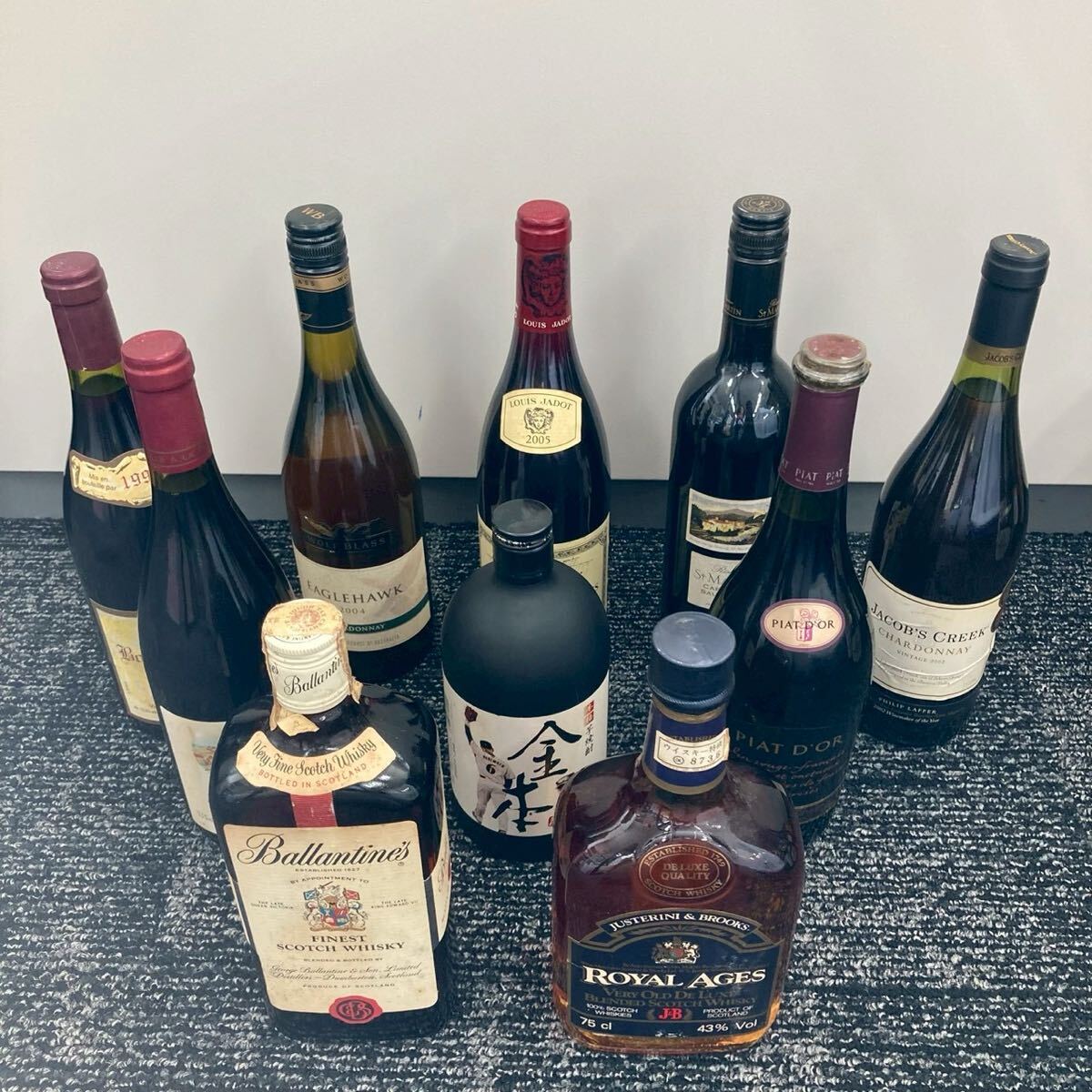 1円〜！【お酒10本おまとめ②】お酒 古酒 果実酒 洋酒 ワイン ウイスキー ブランデー リキュール 金本 赤 ヴィンテージ［0366］