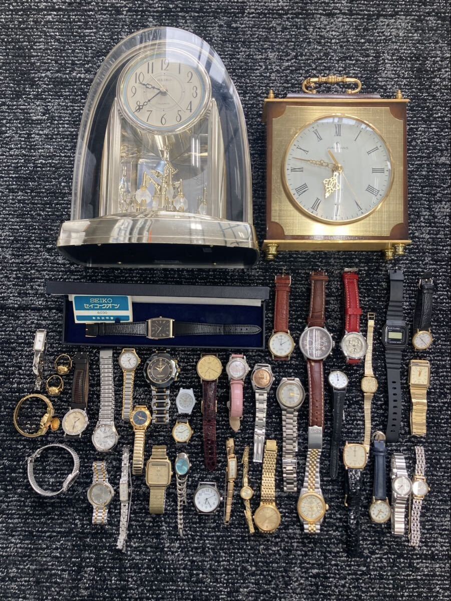 1円〜！【時計・腕時計おまとめ】 SEIKO セイコー CASIO カシオ クオーツ 腕時計 時計 ヴィンテージ コレクション［0351］