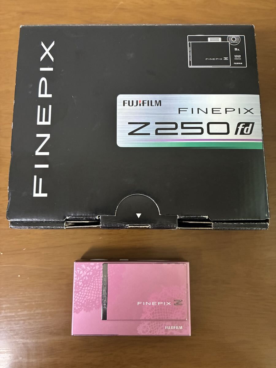 FUJIFILM Z250 fd 富士フイルム FINEPIX ファインピックス コンパクトデジタルカメラ ピンク デジカメ 箱付き 中古 現状品 送料無料