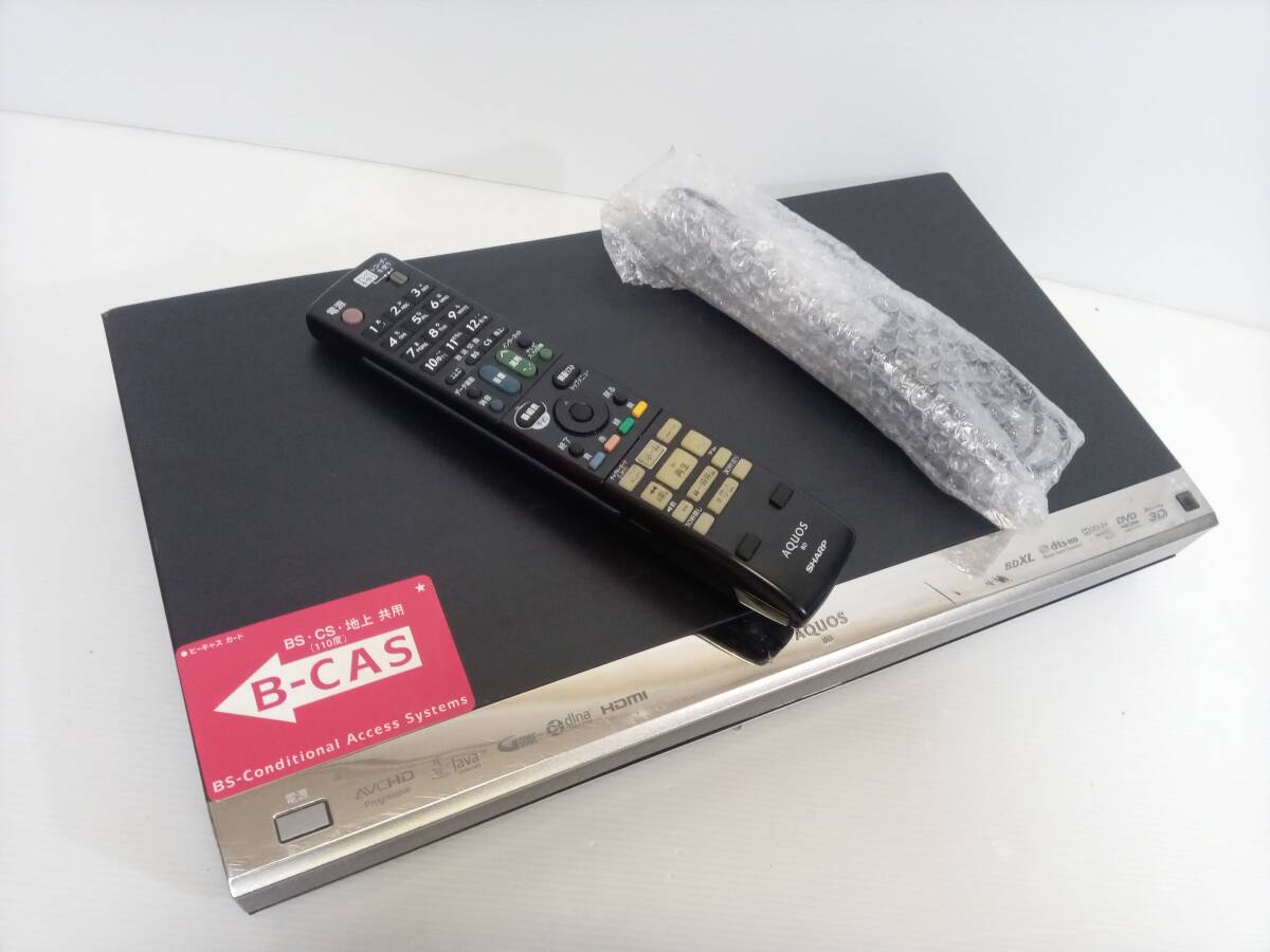 ◇◆SHARP◆BD AQUOS 動作品◆BD-W560◆500GB/W録/B-CAS/リモ付◆◇
