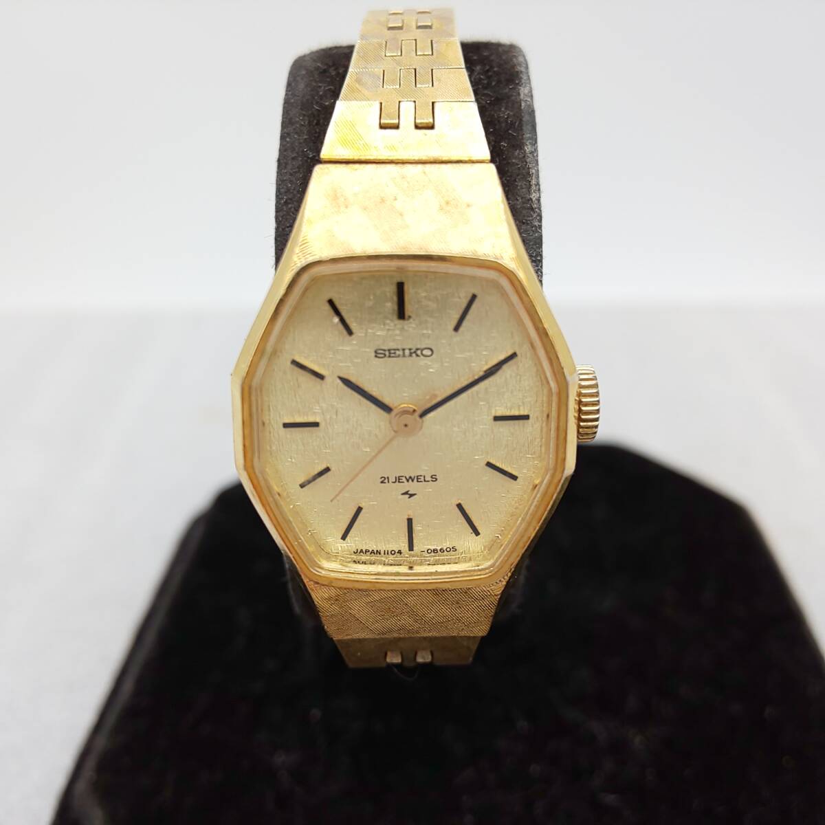 SEIKO 21JEWELS セイコー レディース 1104-3390 不動