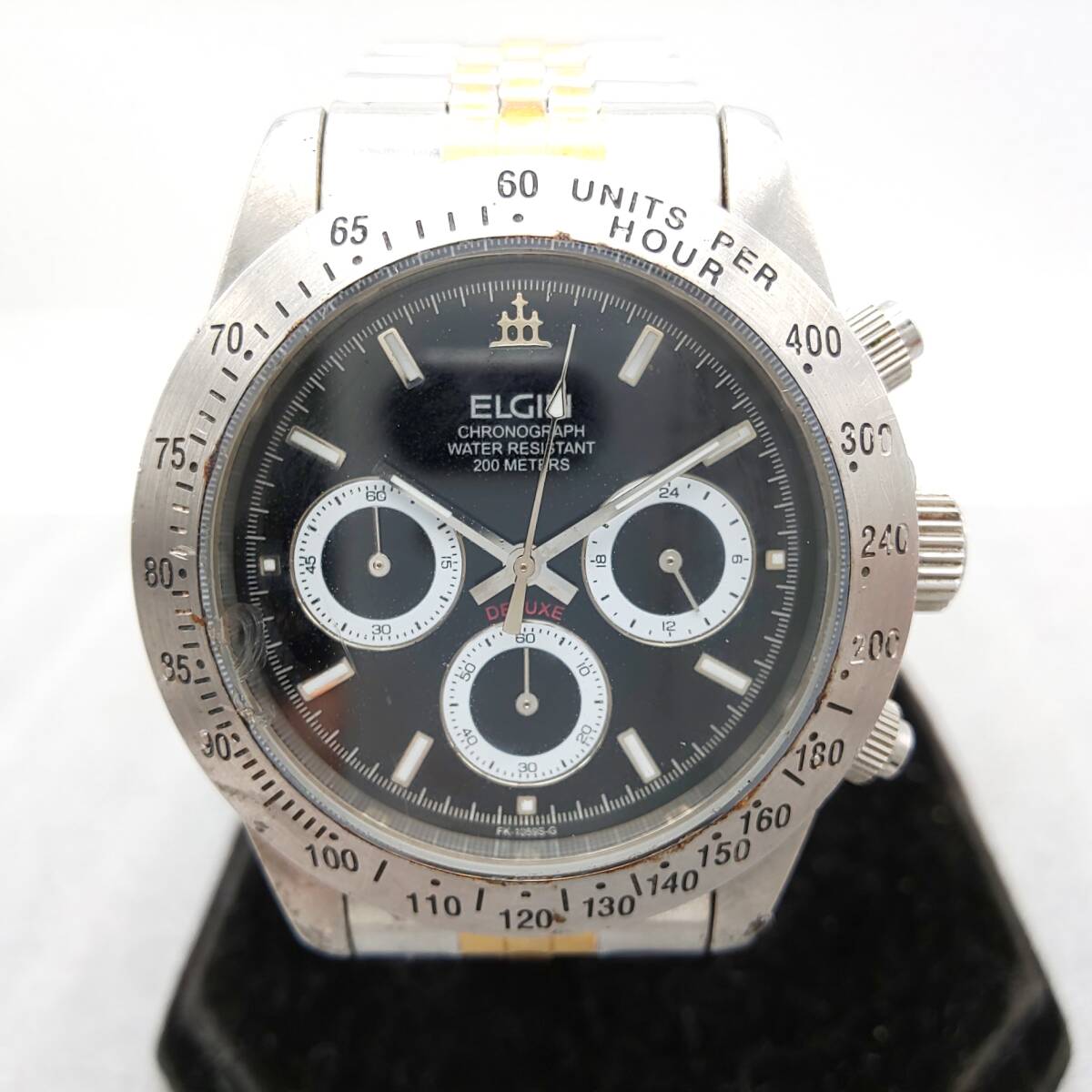 ELGIN CHRONOGRAPH エルジン クロノグラフ FK-1059-G 不動