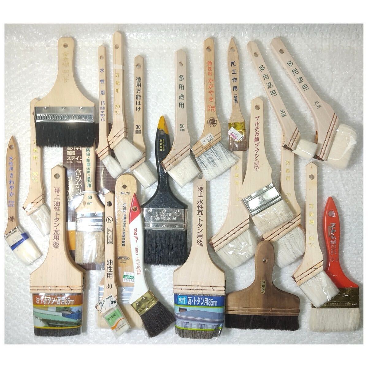 ジャンク品 中古未使用混合品 ハケ はけ 塗装 油性用 水性用 工作用 万能用 他 おまとめ