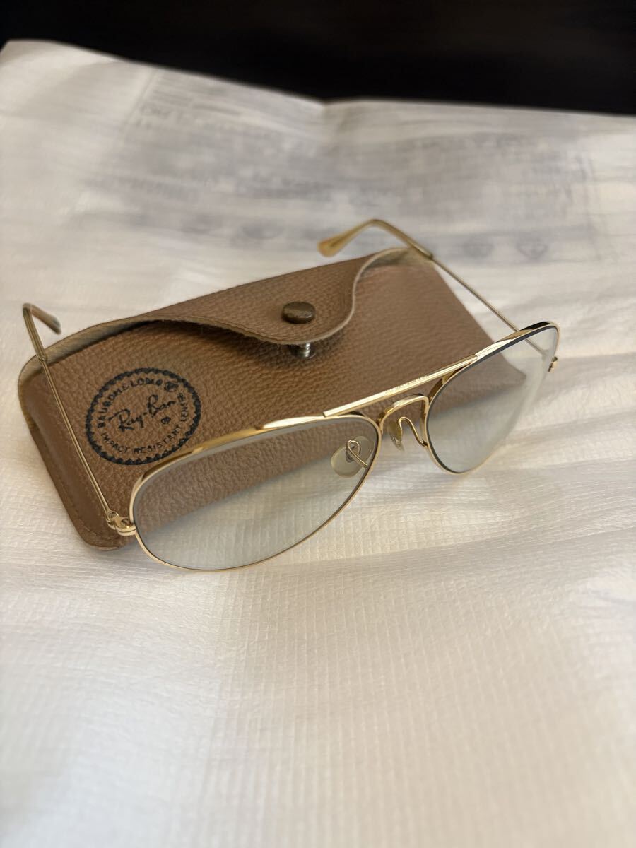 レイバン Ray-Ban USA ケース付 ヴィンテージ 金フレーム