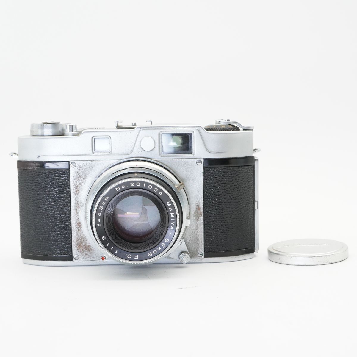 実用品 動作確認済 Mamiya マミヤ レンジファインダー 4.8cm F1.9 フィルムカメラ #e11B3331