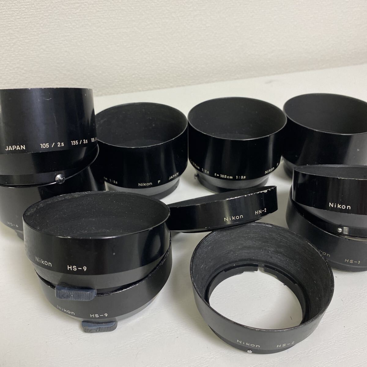 まとめl Nikon メタルフード 大量 セット HS-1 HS-2 HS-9 オールドニコン カメラ レンズフード アクセサリ #B3756