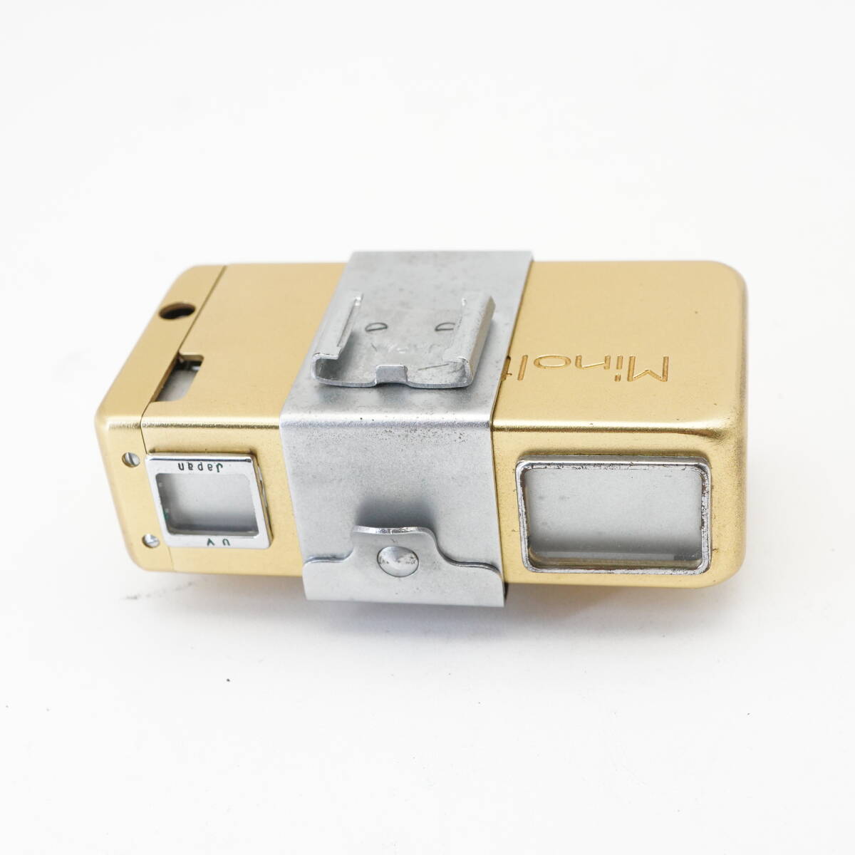 ミノルタ Minolta-16 ゴールド シューカプラー付き シャッター確認済み コンパクトカメラ #e0B3002