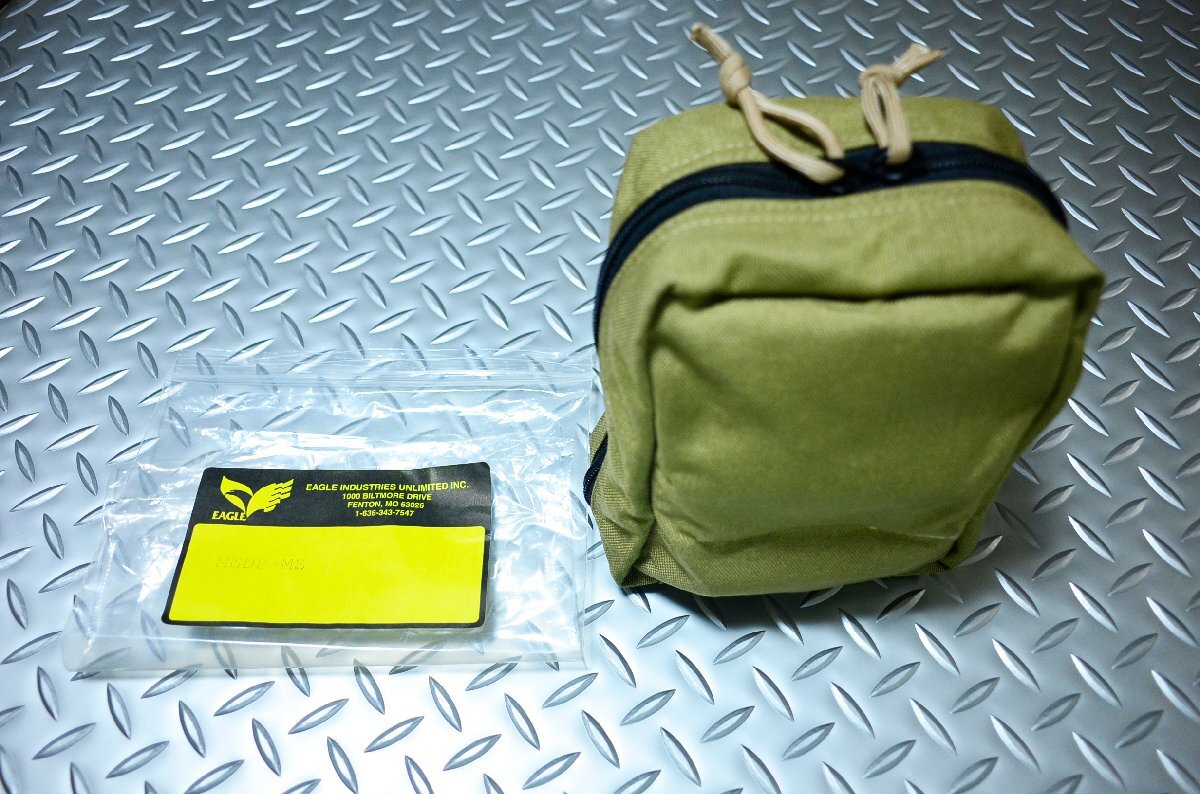 米軍☆Eagle MLCS Medical Pouch MOLLE (Khaki) 黒ジッパー☆初期 メディカルポーチ SEAL SFLCS PJ DEVGRU EOD MBS
