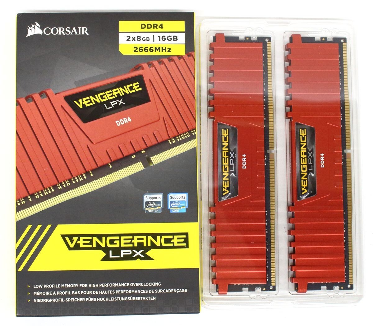 ◆ CORSAIR デスクトップPC用 メモリ VENGEANCE LPX 16GB(8GB×2枚) DDR4 2666MHz CMK16GX4M2A2666C16R ◆NHC10417