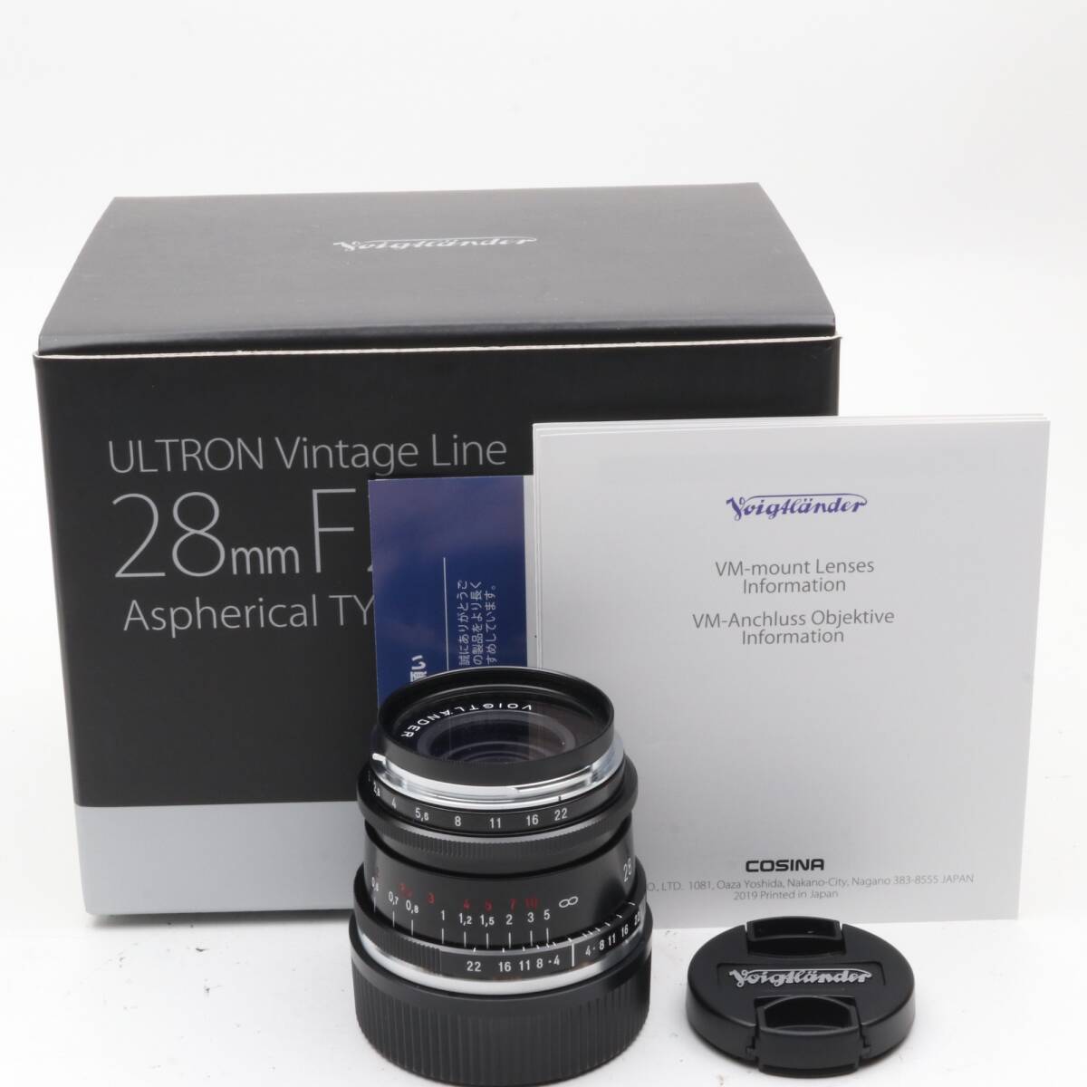 Voigtlander ULTRON Vintage Line 28mm F2 TypeII VM(ライカM用) ブラック
