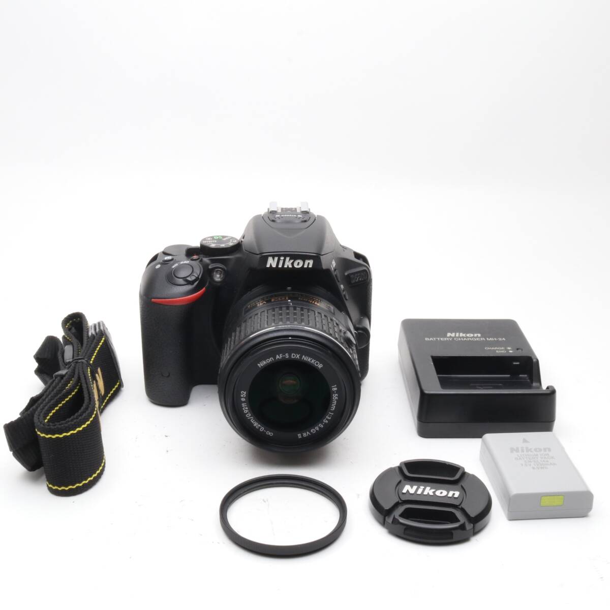 【シャッター回数：8700回】Nikon D5500 18-55 VRII レンズキット ブラック 一眼レフカメラ 〔Nikon F マウント〕