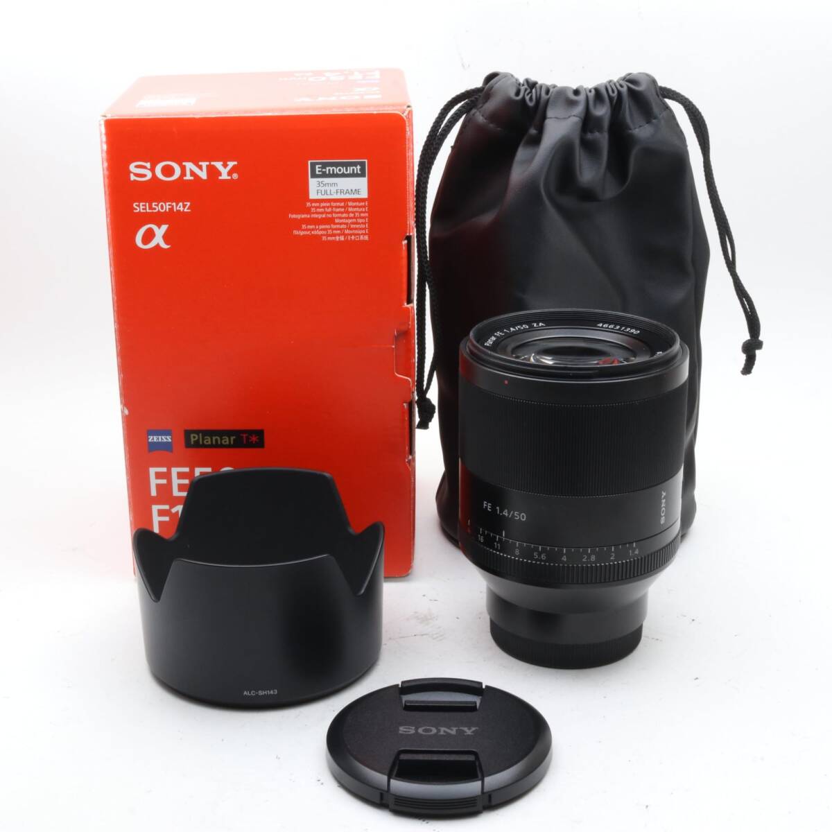 SONY Planar T* FE 50mm F1.4 ZA SEL50F14Z フルサイズ対応 〔SONY E マウント〕