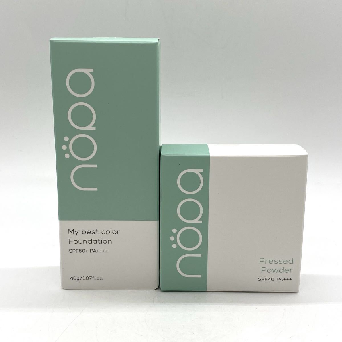 【5T32】1円スタート nopa コスメ 2点セット マイベストカラー ファンデーション SPF50+ プレストパウダー フェイスパウダー 12g 未開封
