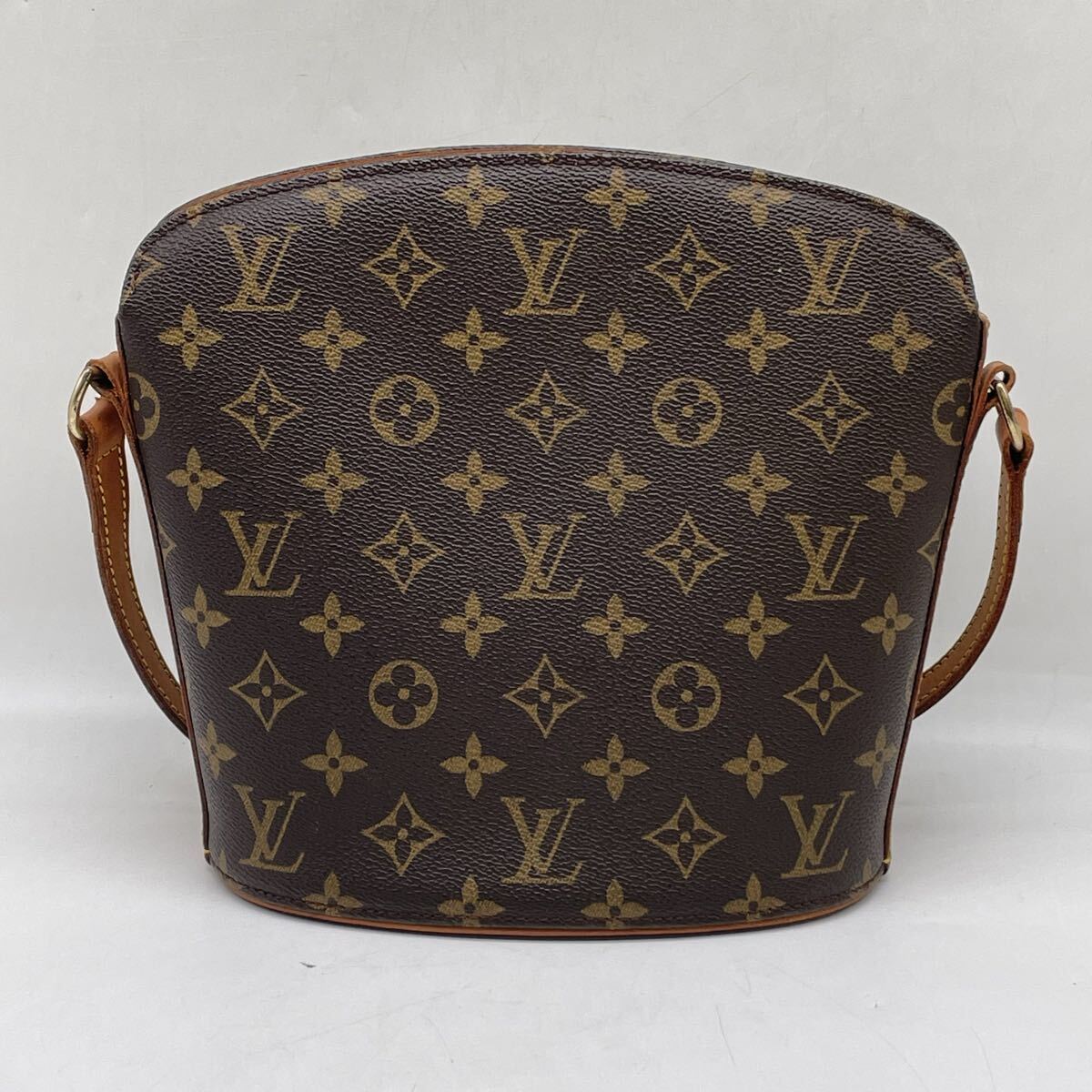 【5K13】1円スタート LOUIS VUITTON / VI 0050 ルイヴィトン モノグラム ドルーオ ショルダーバッグ ハンドバッグ ブラウン系 鞄