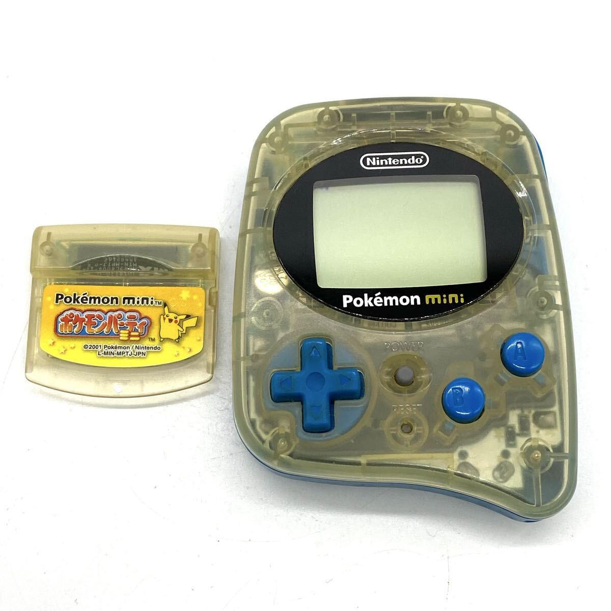 【5W33】1円スタート Pokemon mini ポケモンミニ ウパーブルー MIN-001 ポケモンパーティミニ 本体 ソフト セット 任天堂 携帯型ゲーム機 