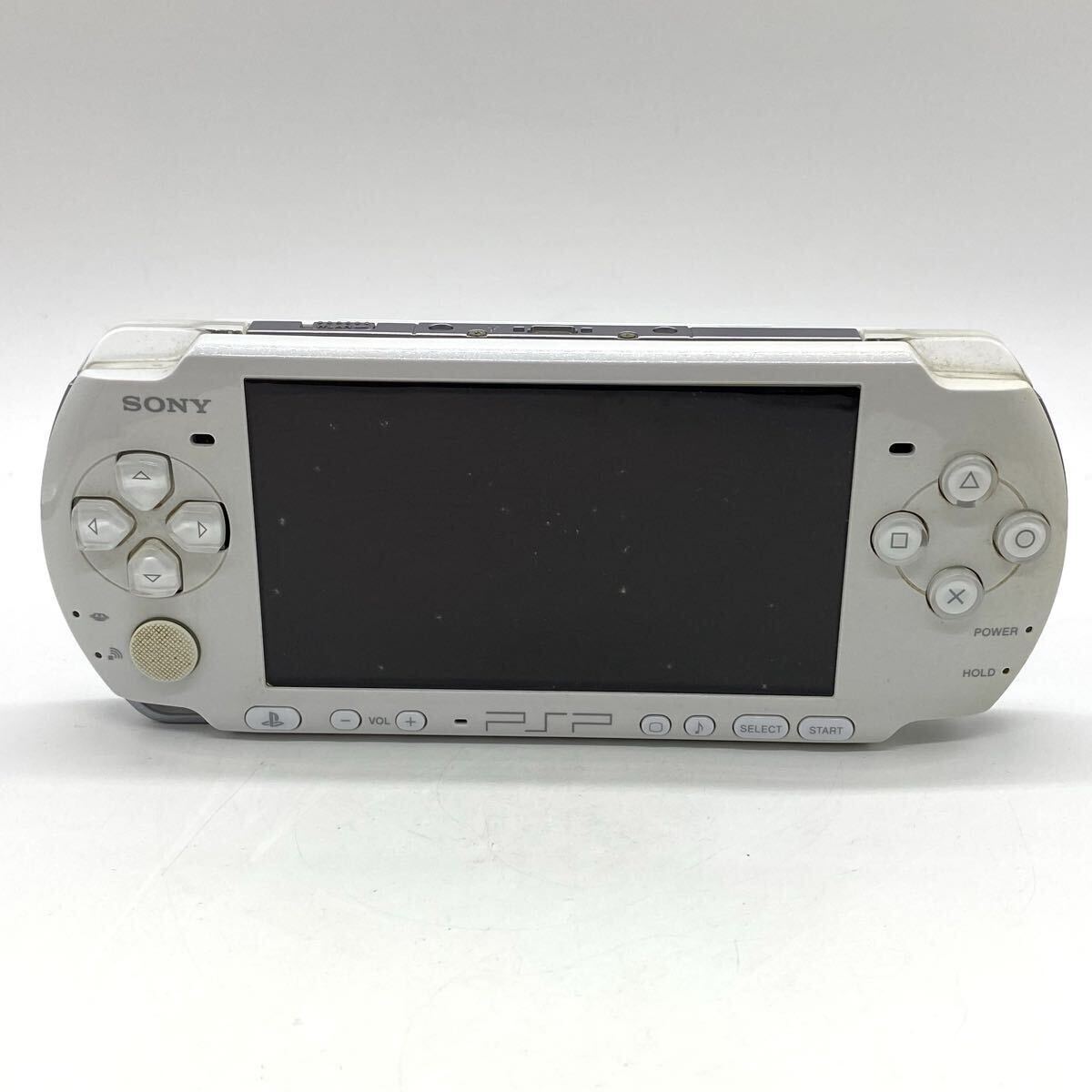 【5W38】1円スタート SONY PlayStation Portable PSP-3000 ソニー プレイステーション ポータブル プレステ ホワイト ゲーム機　PSP