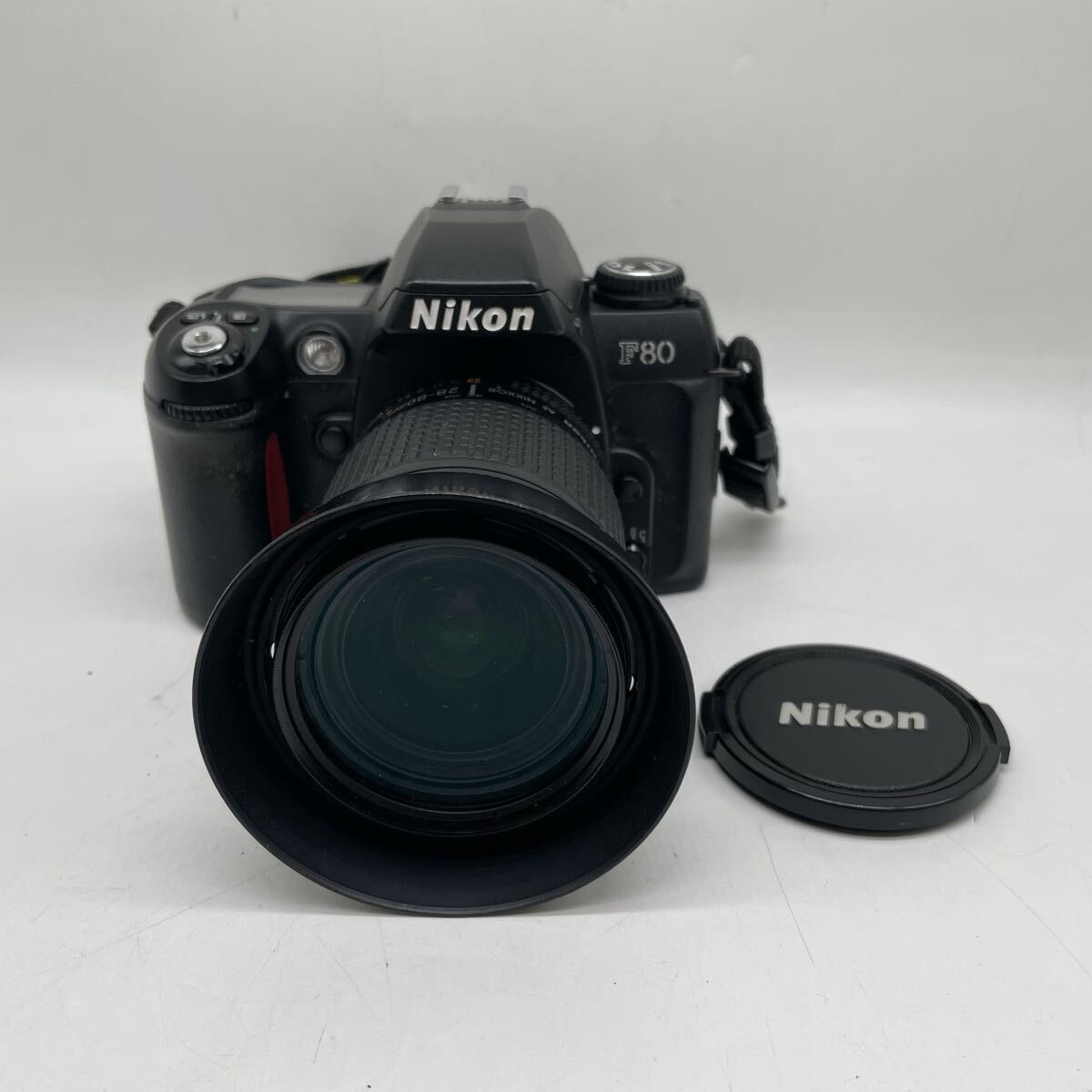 【5A10】1円スタート Nikon F80 AF NIKKOR 28-80mm 1:3.5-5.6 D ニコン ニッコール 一眼レフ フィルムカメラ ボディ レンズ 純正バッグ付き