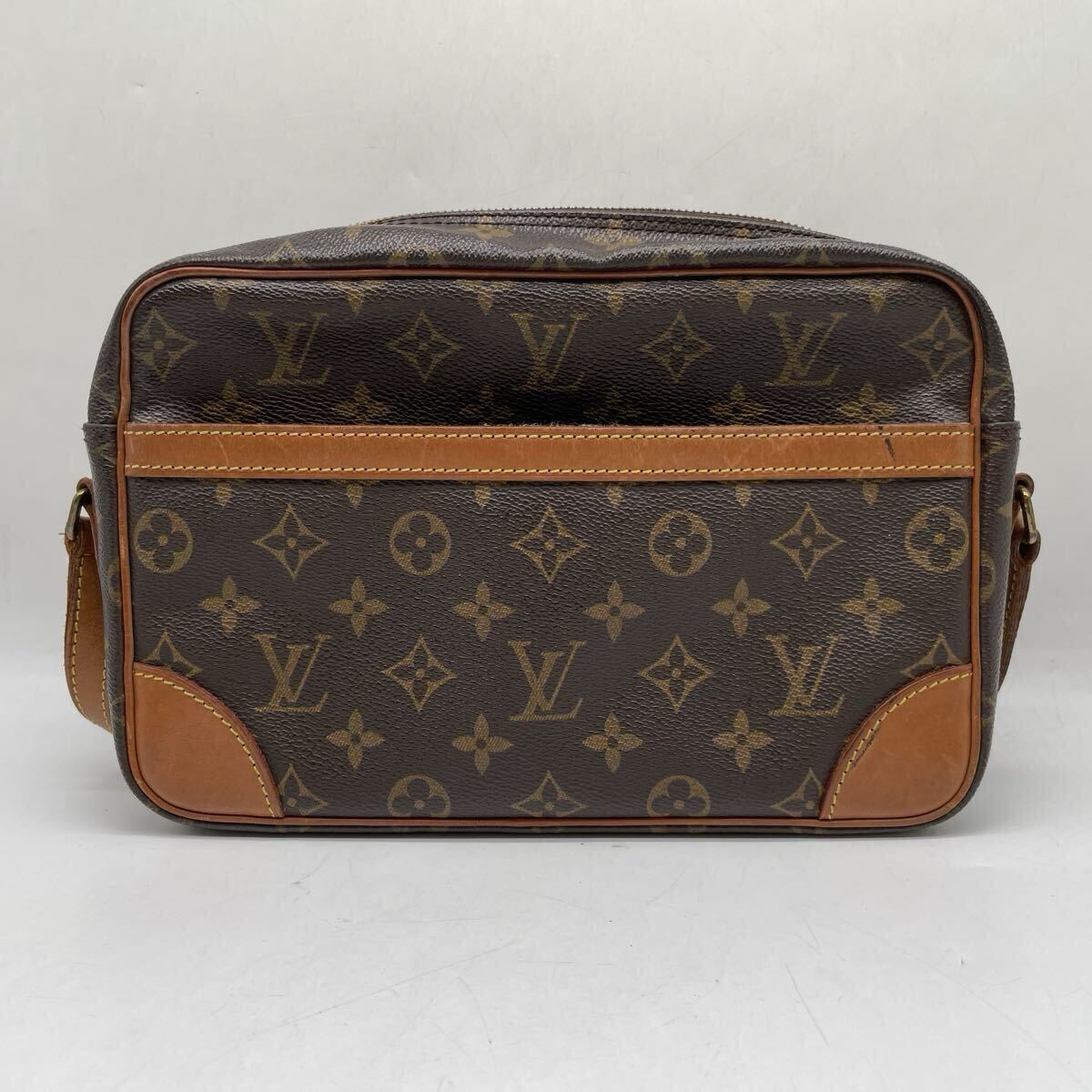【5W28】1円スタート LOUIS VUITTON / NO1921 ルイヴィトン モノグラム トロカデロ 27 ショルダーバッグ サコッシュ 斜め掛け ブラウン系 