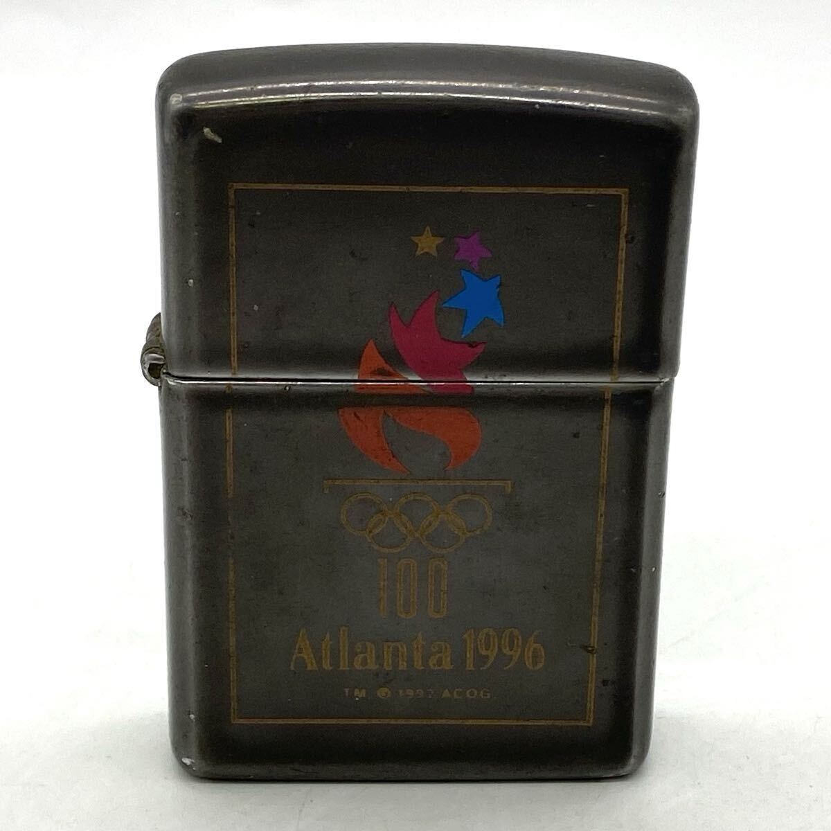 【5U21】1円スタート Zippo / A Xll 100 Atlanta 1996 アトランタオリンピック記念 ジッポ ジッポー オイルライター 喫煙グッズ 喫煙具 