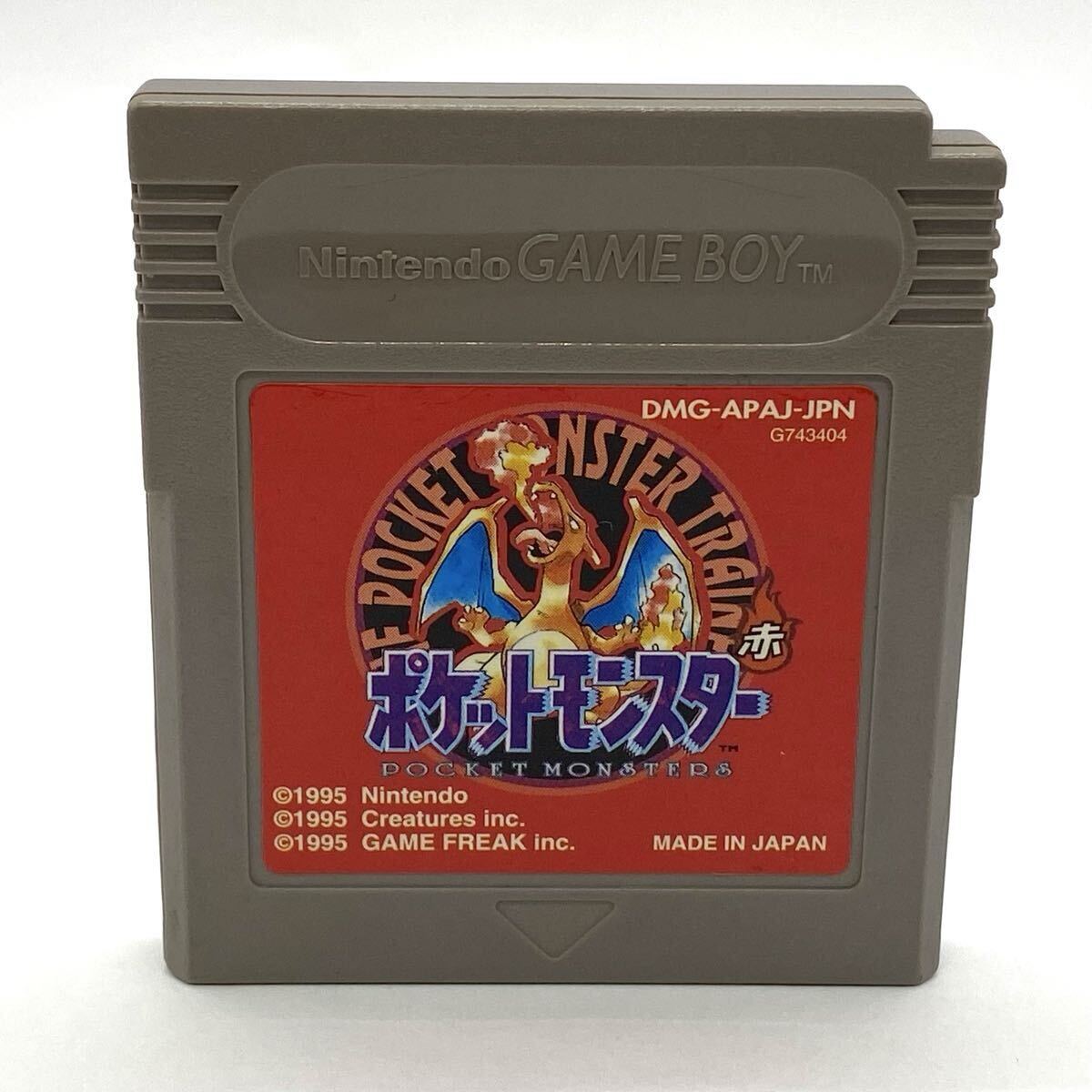 【5U24】1円スタート ポケットモンスター 赤 初期版 00 Nintendo ゲームボーイ GB カセット ソフト 任天堂 ニンテンドー ポケモン pokemon