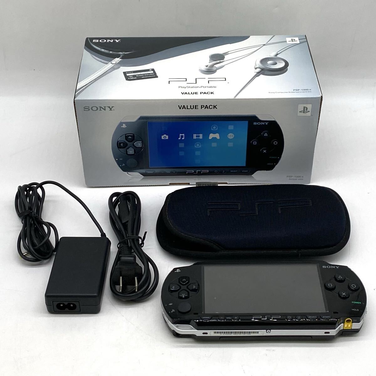 【5U15】1円スタート SONY PlayStation Portable PSP-1000 ソニー プレイステーション ポータブル プレステ PSP 箱付き ブラック