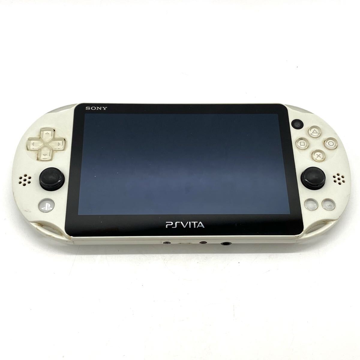 【5山55】1円スタート SONY PlayStation VITA PS Vita PCH-2000 ソニー プレイステーション ヴィータ ゲーム機 本体 プレステ PSV ホワイト