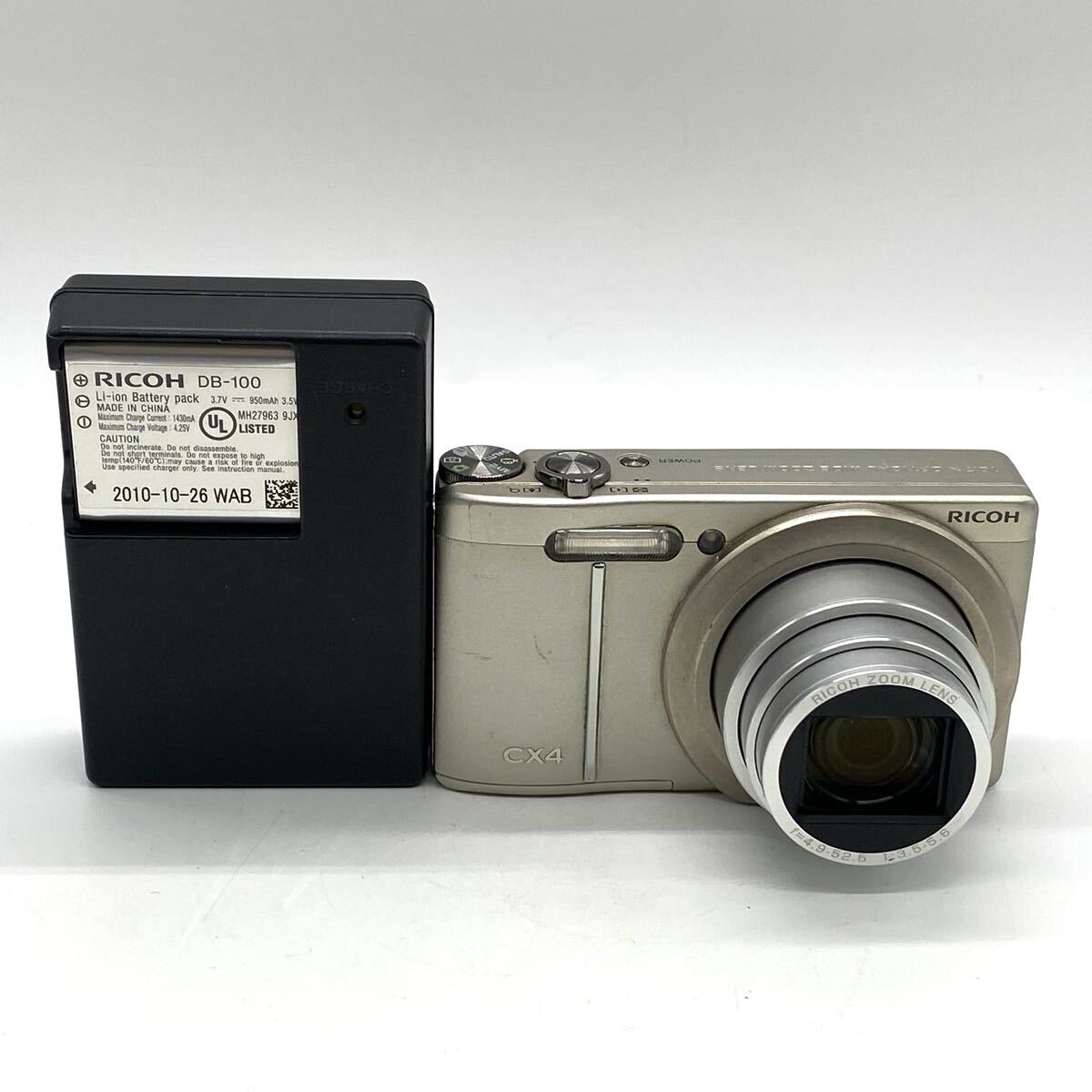 【5山51】1円スタート RICOH / CX4 リコー コンパクトデジタルカメラ デジタルカメラ デジカメ コンデジ シルバー