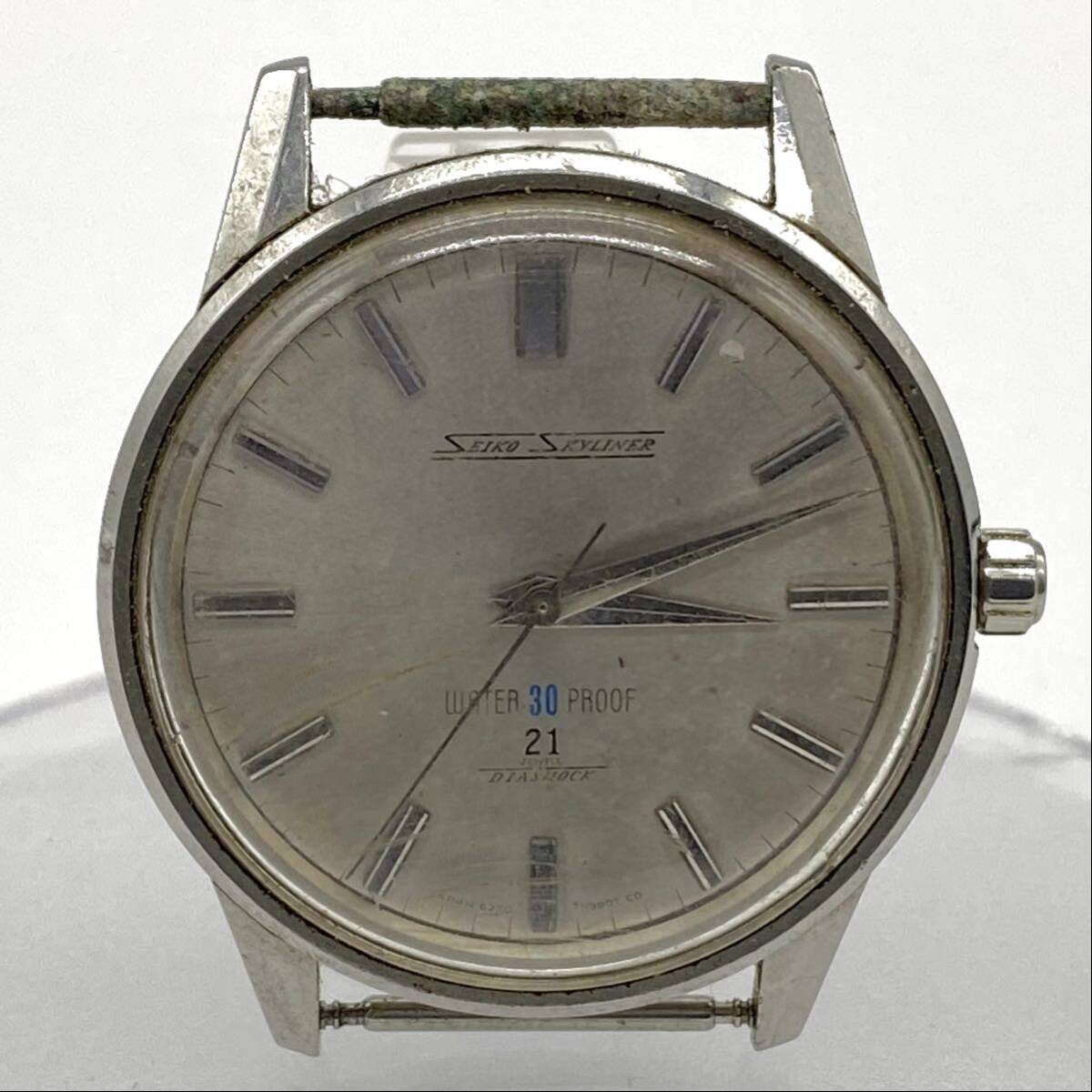 【5山30】1円スタート SEIKO SKYLINER 21JEWELS DIASHOCK / 6220-9970 セイコー スカイライナー 21石 メンズ腕時計 手巻き式 ヴィンテージ