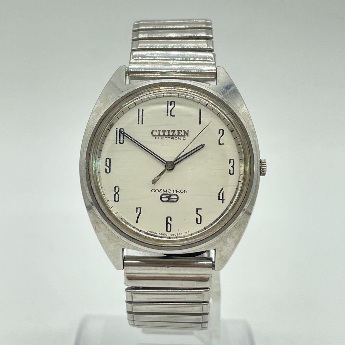 【5山62】1円スタート CITIZEN ELECTRONIC COSMOTRON / 5800 4-580354 Y シチズン エレクトロニック コスモトロン 電磁テンプ式 腕時計 