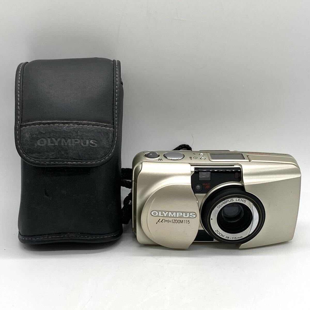 【5M34】1円スタート OLYMPUS μ mju ZOOM 115 オリンパス ミュー 38-115mm フィルムカメラ コンパクトカメラ コンパクトフィルムカメラ