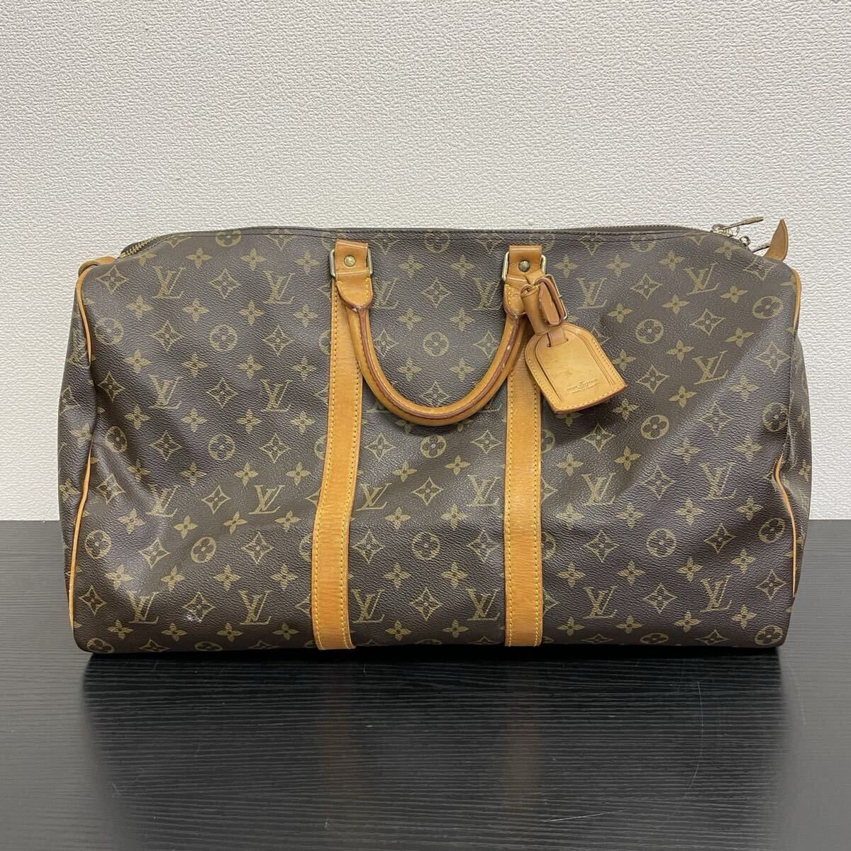 【5G27】1円スタート LOUIS VUITTON / VI 862 ルイヴィトン モノグラム キーポル50 ボストンバッグ ハンドバッグ 鞄 旅行鞄 ブラウン系