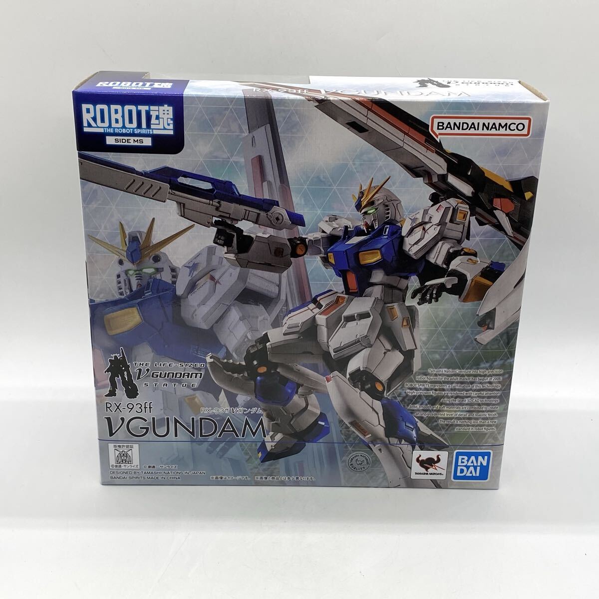 【5T42】1円スタート ROBOT魂 ＜SIDE MS＞RX-93ff νGUNDAM ニューガンダム ららぽーと福岡 BANDAI NAMCO バンダイナムコ ロボット 未開封