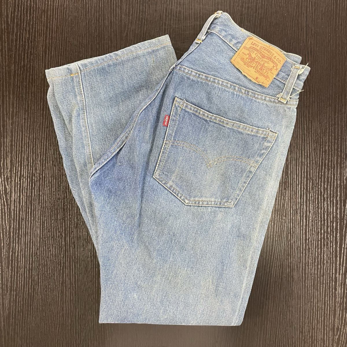 【5Y27】1円スタート Levi's 501 / リーバイス アメリカ製 W34 L36 ボタン裏 6 1970年代 デニムパンツ ストレートデニム ジーンズ ジーパン