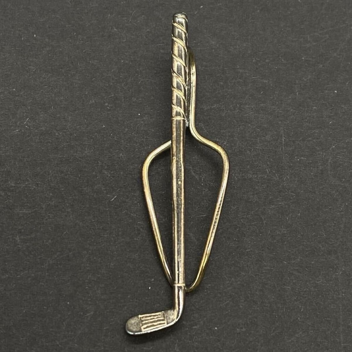 【5R38】1円スタート Tiffany & Co. ティファニー ゴルフクラブモチーフ ネクタイピン タイクリップ SV 925 シルバー 刻印 重量 約4.2g