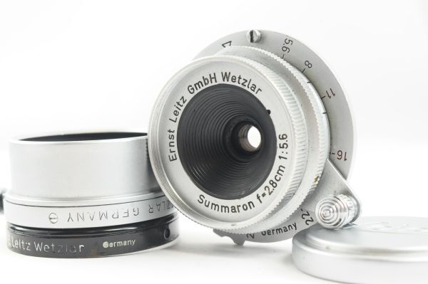 ★希少・超美品★Leica ライカ Leitz Summaron 2.8cm f5.6 使用感の少ない綺麗な外観！クリアーな光学！0539