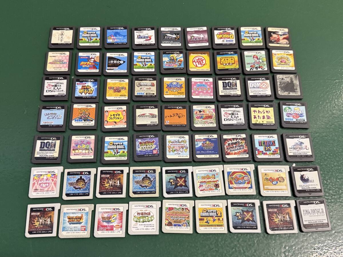 5048【Nintendo DS/3DS】ソフト 63点 まとめ 動作未確認