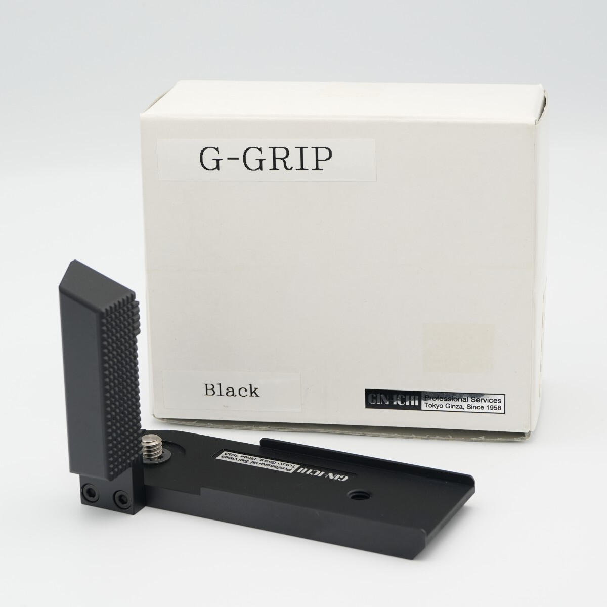 レア GIN-ICHI/銀一 オリジナル Gグリップ ライカM用 ブラック G-GRIP LEICA M3 M4 M6 ハンドグリップ