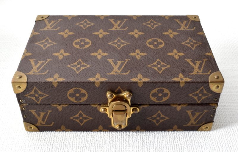 美品 LOUIS VUITTON ルイ・ヴィトン 【モノグラム ジュエリーボックス コフレ・ポリバレント M41876 フューシャ】