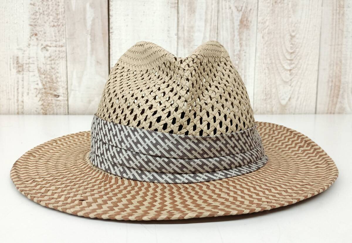 CA4LA カシラ 　Weave Toshi.co＊ストローハット　ソフト帽 麦わら帽子　サマーハット ＊アウトドア　キャンプ 　ビーチ　フェス　イベント