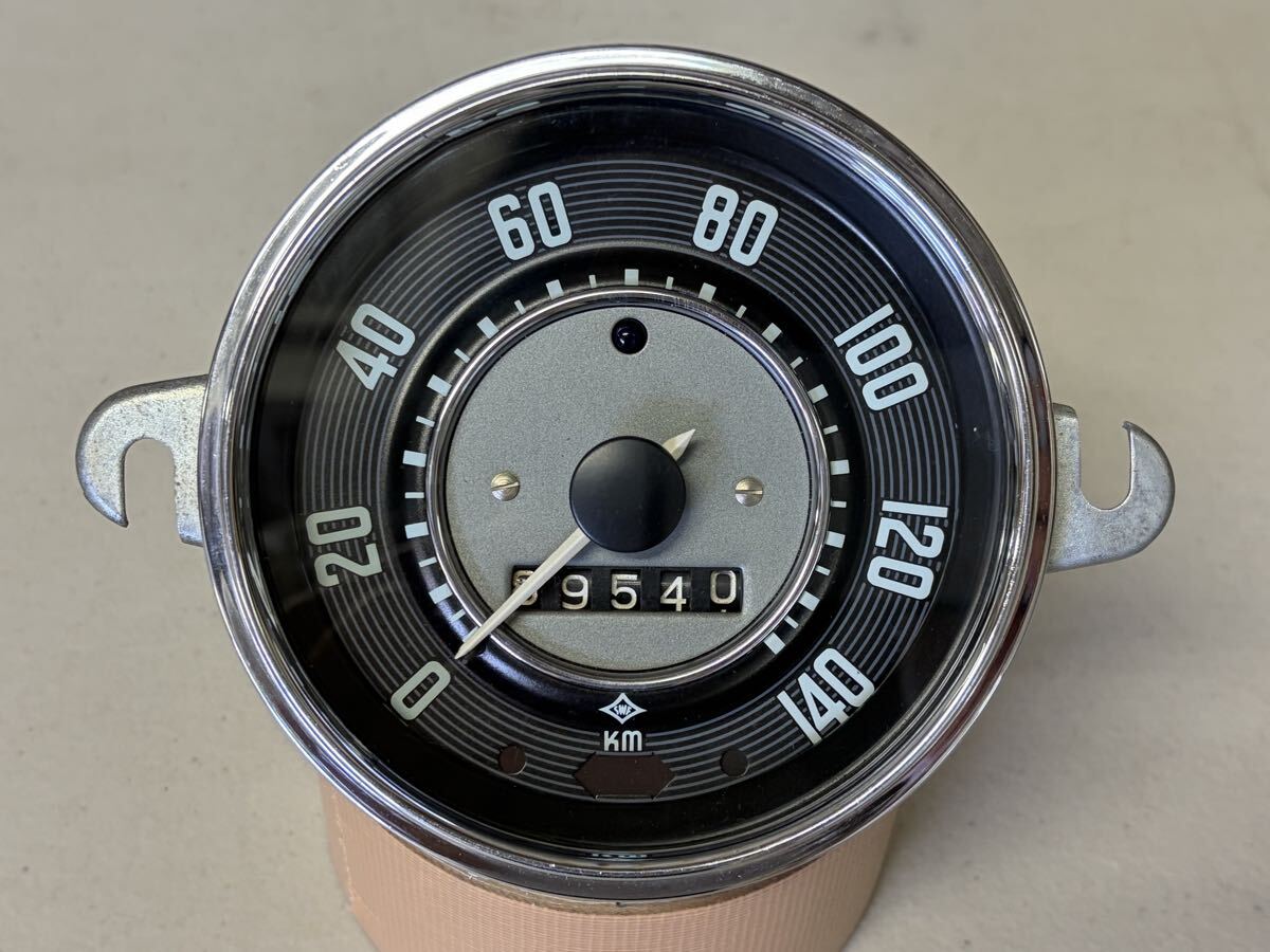 空冷　VW ビートル　スピードメーター　SWF Km表示　2.61 61年モデル　人気のSWFブランド　ユーズドコンディション