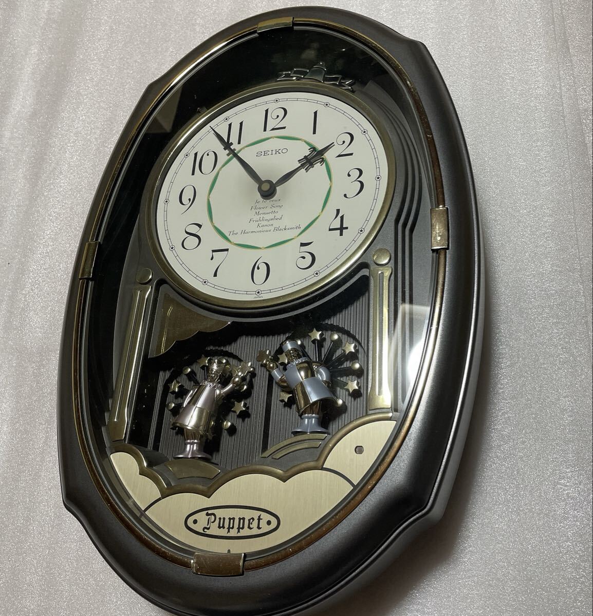 SEIKO 壁掛け時計 掛け時計 からくり時計 パペット Puppet メロディ