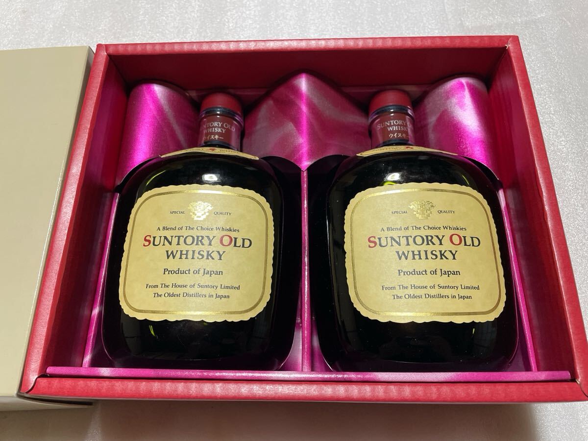 未開栓 2本セット サントリー ウイスキー オールド SUNTORY WHISKY OLD サントリーオールド だるま ギフト 化粧箱入り