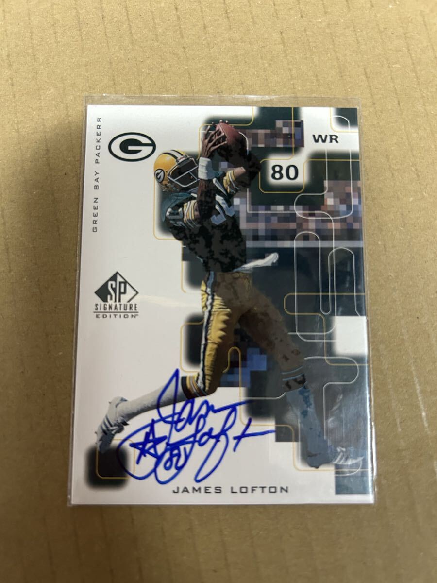 NFL SP James Lofton 直筆サインカード AUTO