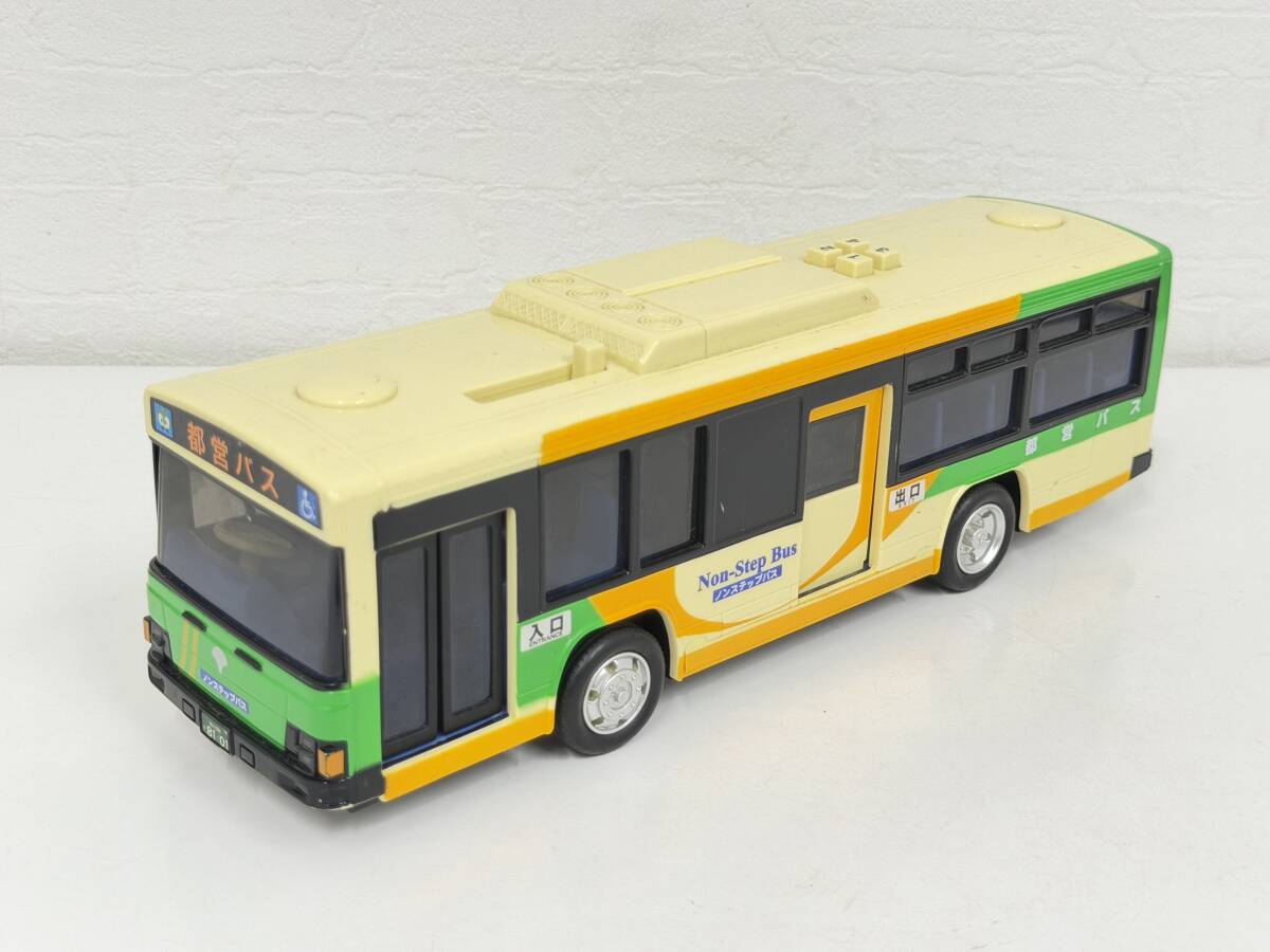 E-3407 【同梱不可】980円～ 現状品　toyco/トイコー　サウンド＆ライト　都営バス　おもちゃ　動作確認済み