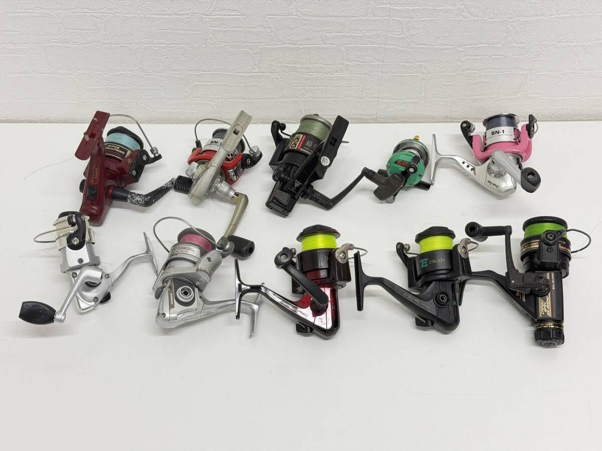 E-3413 【同梱不可】980円～ 現状品　釣具　リール　まとめ　10点セット　Daiwa/OLYMPIC/スマイルシップ 等　フィッシング　釣り